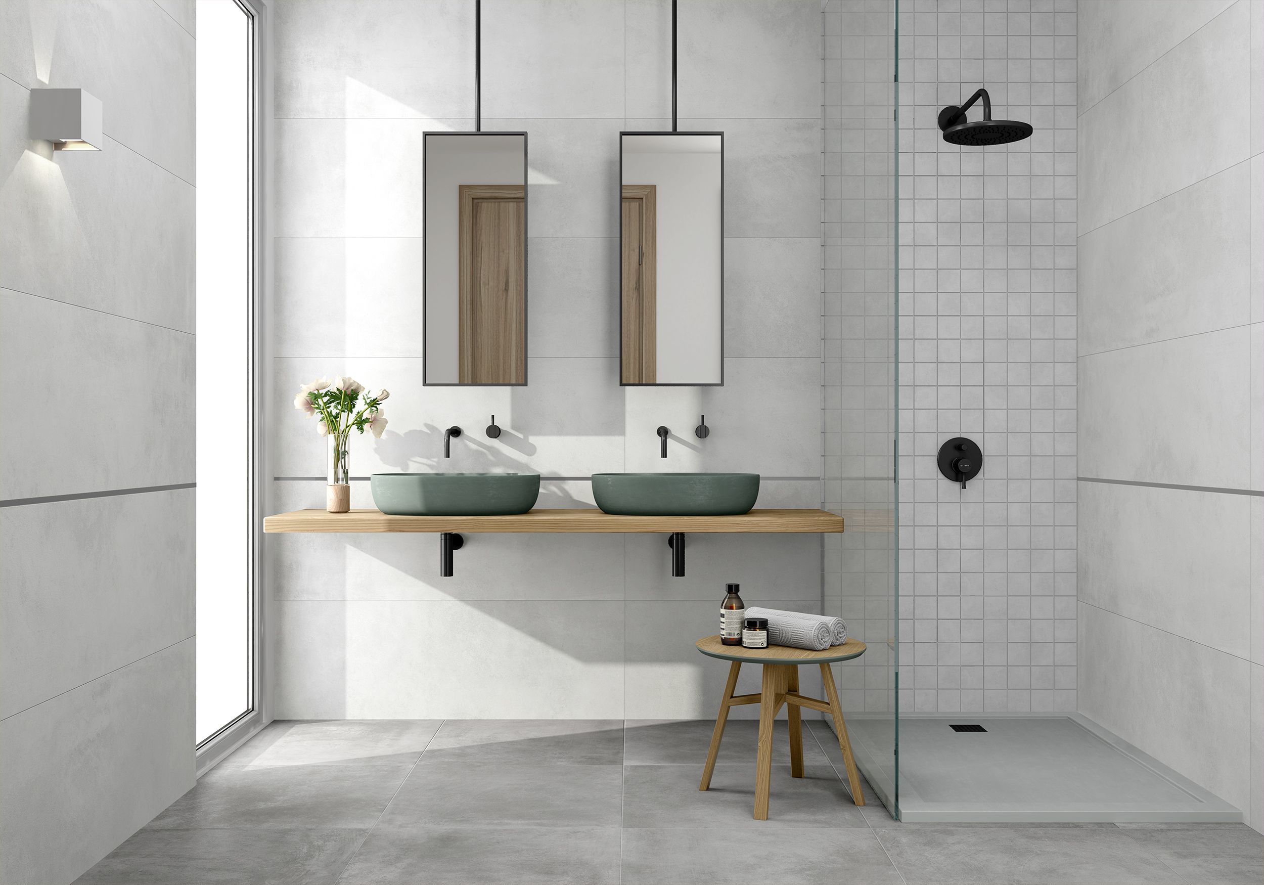 VESTAL NACAR 40X120_MOL.DEC. ALUMINIO 1X120_ESSEN GRIS 60X60